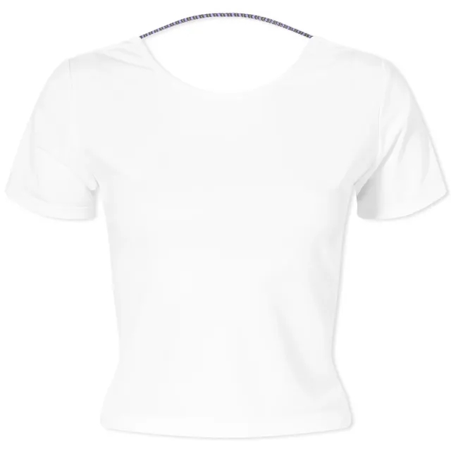 Peachy Den Women's Mimi Short Sleeve Top White