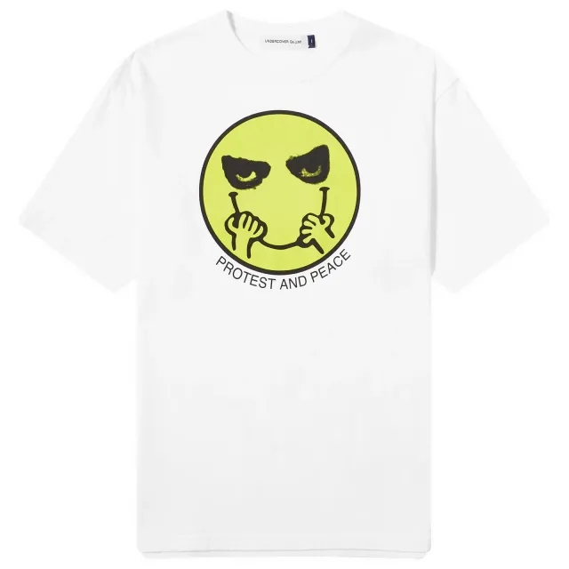 Undercover Women's Simley Propaganda T-Shirt White