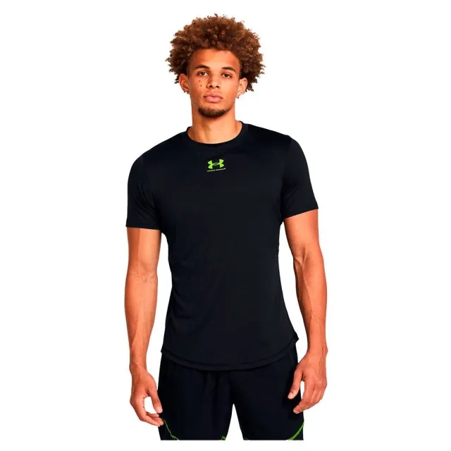 Under Armour  Challenger Pro Men's Training Short Sleeve Black / High Vis Yellow L