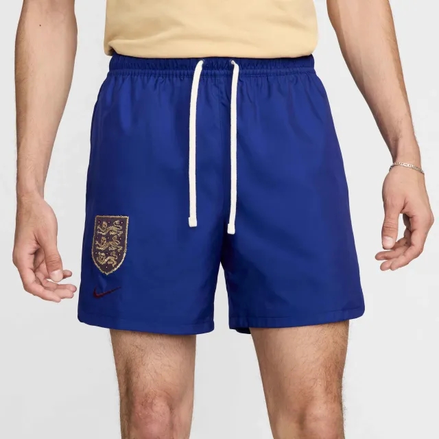 Nike England Essential Flow Woven Lined Shorts - Navy - 2024-2025