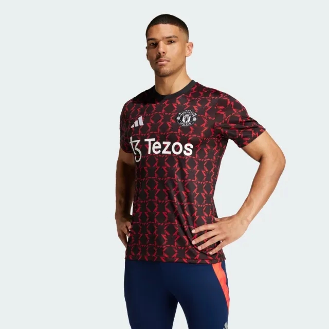 adidas Manchester United Mens SS Pre-Match Home Shirt 2024/25