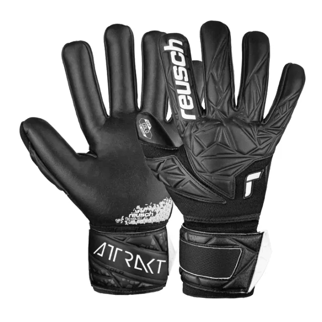 Reusch Attrakt Gold Negative Cut Finger Support GK Gloves