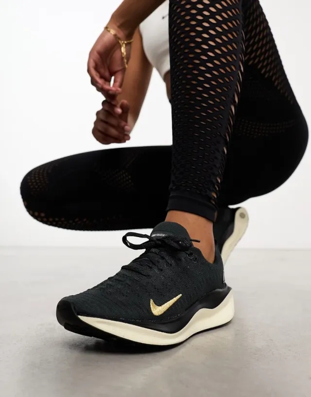 Nike Running Reactx Infinity 4 Trainers In Smoke Grey