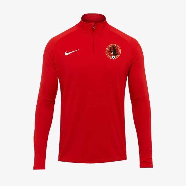 Nike PDA Staff LS Drill Top University Red Black