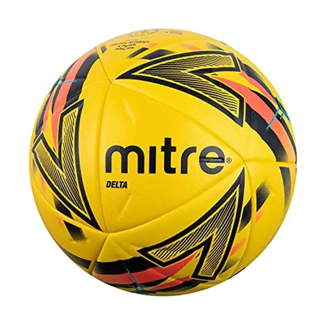 Mitre Delta One Football - Yellow/Black/Dark Green