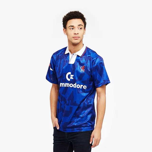 Score Draw Retro Chelsea 1992 Home Shirt