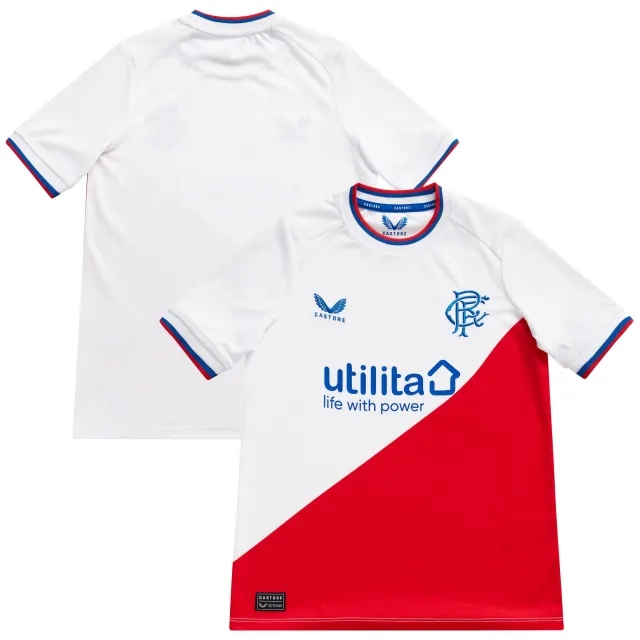 Castore Rangers Kids SS Away Shirt 2022/23