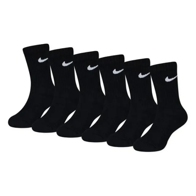 Nike 6Pk DF Crew Sock Infants - Black
