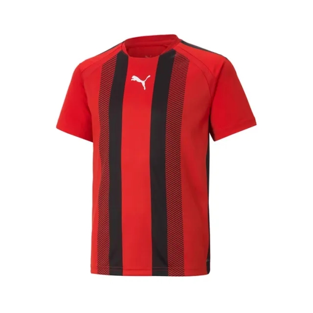 Puma Junior teamLIGA Striped SS Shirt