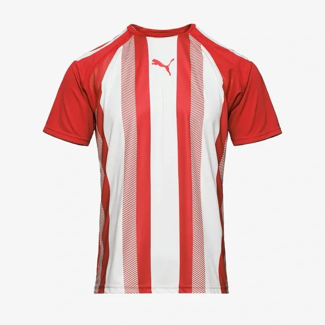 Puma Junior teamLIGA Striped SS Shirt