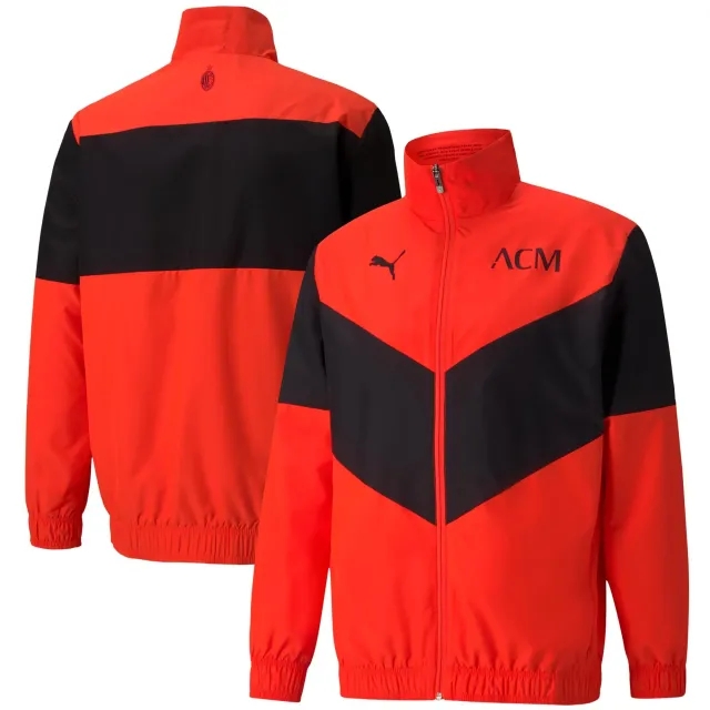 Puma AC Milan Pre Match Jacket-Red