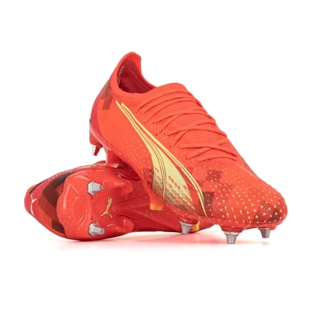Puma Ultra Ultimate MxSG Orange Mens Football Boots