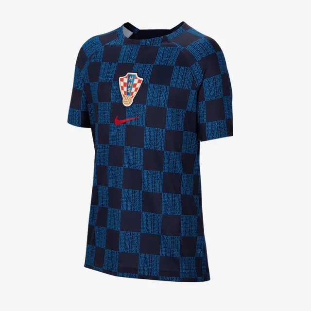 Nike Croatia Kids SS Pre-Match Away Shirt 2023