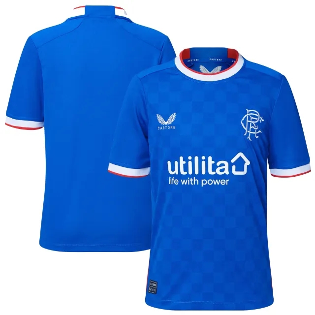 Castore Rangers Kids SS Home Shirt 2022/23