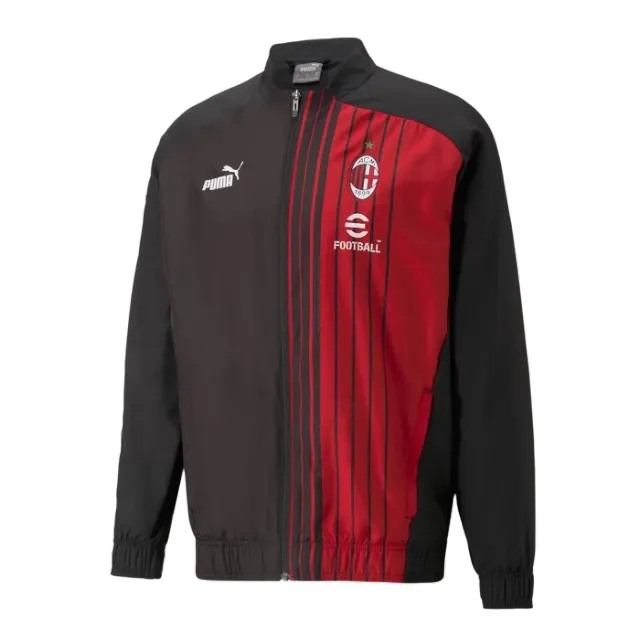 Puma - AC Milan Pre-Match Jacket RedBlack Official 2022 / 23