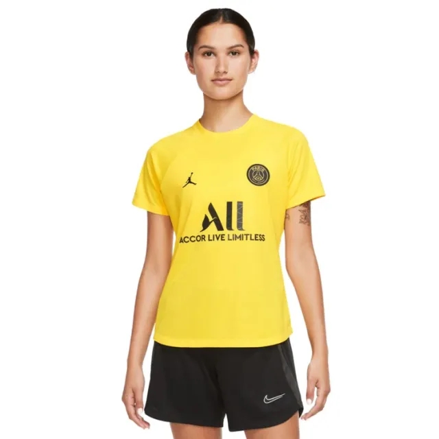 Nike Jordan Paris Saint-Germain x Jordan Pre-Match Top - Yellow - Womens
