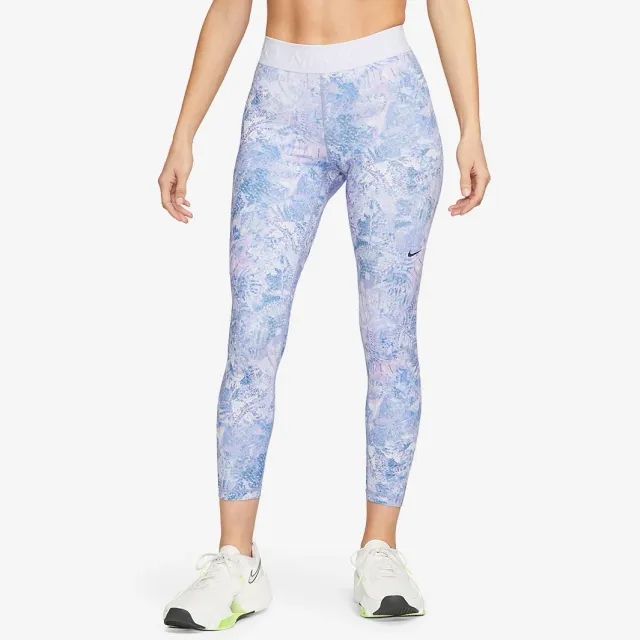 Nike Womens Pro Mid Rise 7 8 Printed Leggings