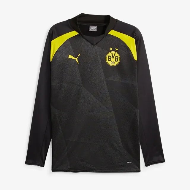 Puma Borussia Dortmund 23 24 LS Pre Match Sweat Top