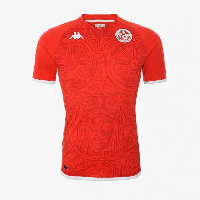 Kappa Tunisia Mens SS Home Shirt 2022