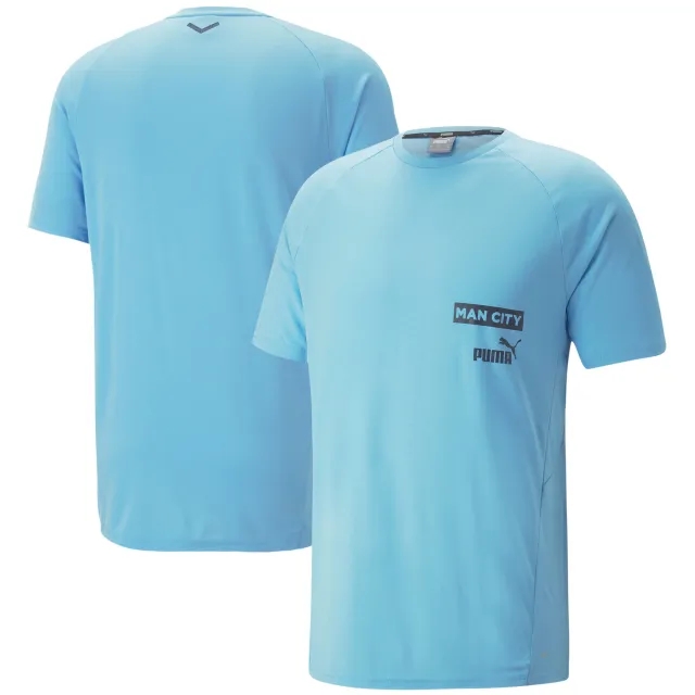 Puma Manchester City Casuals T-Shirt - Blue