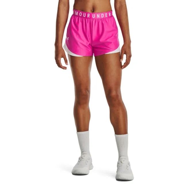 Women's  Under Armour  Play Up 3.0 Shorts Rebel Pink / White / White XS