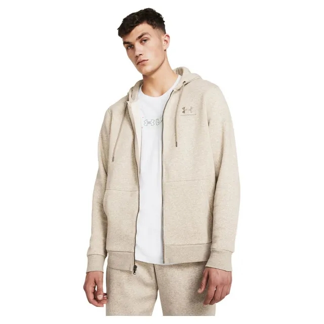 Men's  Under Armour  Icon Fleece Full-Zip Hoodie Timberwolf Taupe Light Hthr / Timberwolf Taupe XXL