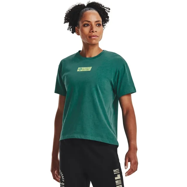T-Shirt Under Armour Pjt Rock Globe Ss Green L