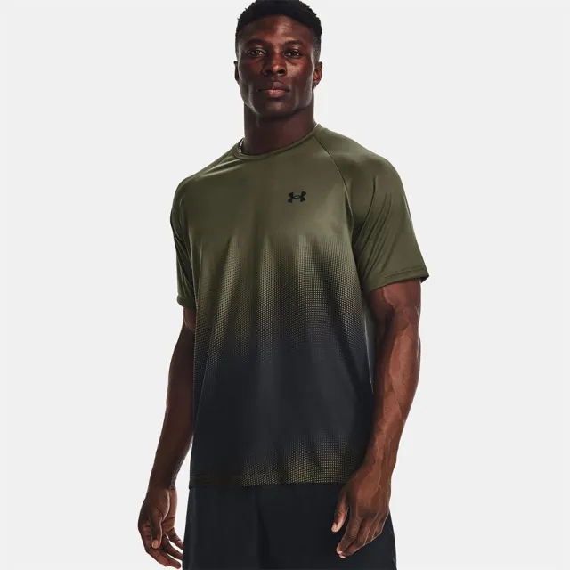 Men's  Under Armour  Tech™ Fade Short Sleeve Marine OD Green / Black L