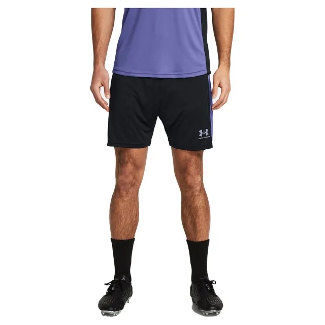 Men's  Under Armour  Challenger Knit Shorts Black / Celeste M
