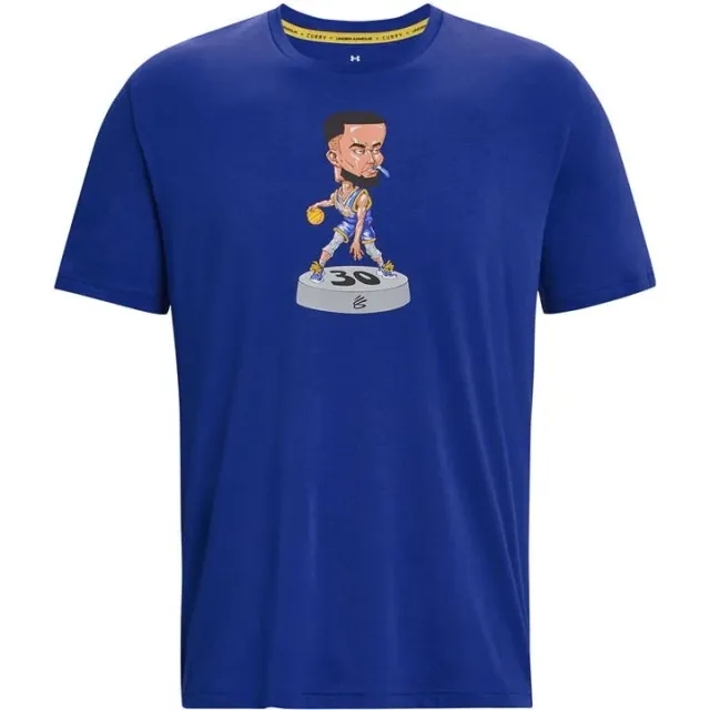 Under Armour Curry Bobblehead Short Sleeve Mens - Blue