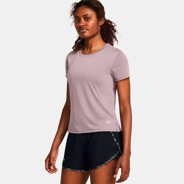 Women's  Under Armour  Launch Short Sleeve Tetra Gray / Reflective L