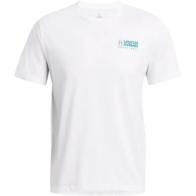 Under Armour Bball Logo Court SS - White