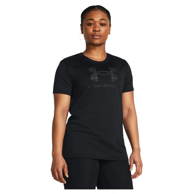 Women's  Under Armour  Tech™ Big Logo Short Sleeve Black / Black XS