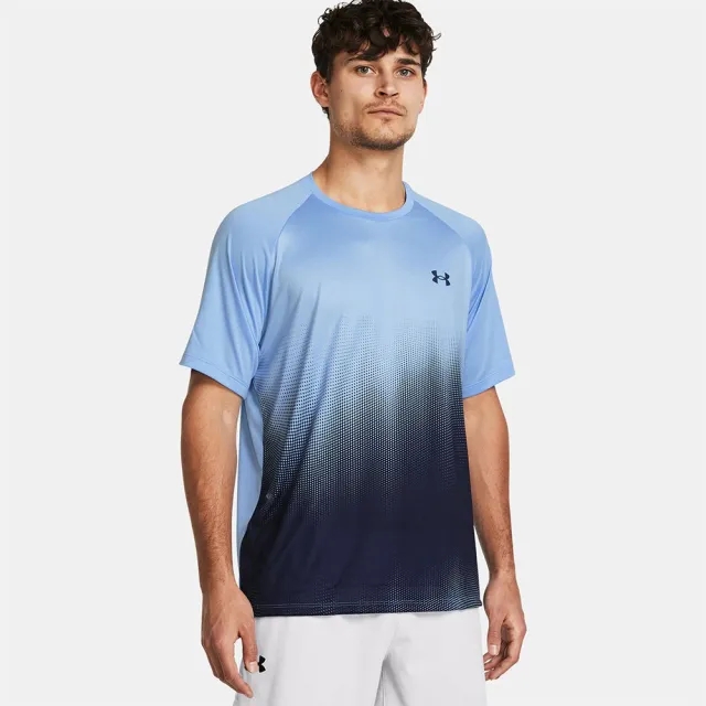 Men's  Under Armour  Tech™ Fade Short Sleeve Horizon Blue / Midnight Navy XS