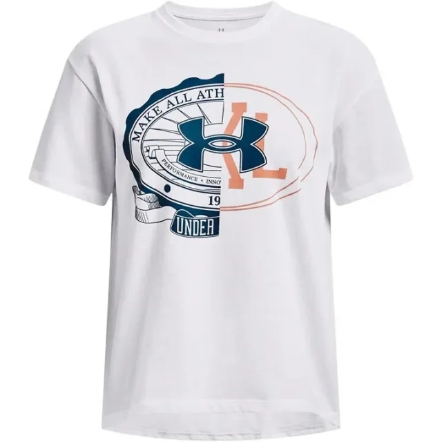 Under Armour Armour Ua Make All Heavyweight Ss T-Shirt Womens - White