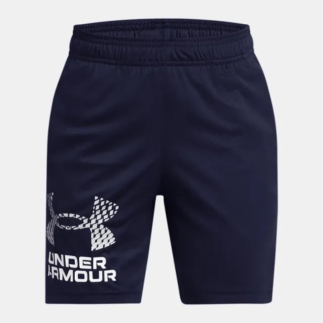 Boys'  Under Armour  Tech™ Logo Shorts Midnight Navy / Mod Gray YLG (59 - 63 in)