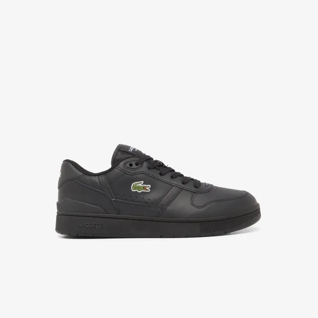 Lacoste Men's T-Clip Set Leather Sneakers - Black