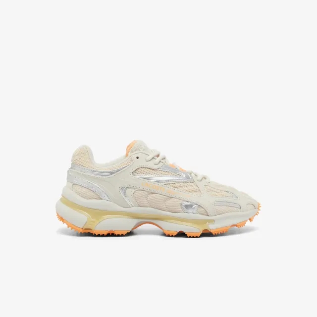Lacoste Men's L003 2K24 Trainers - Light Tan / Light Orange
