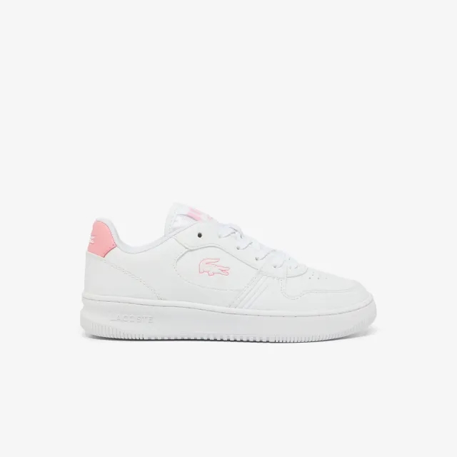 Lacoste Children's L001 SET Trainers - White & Light Pink