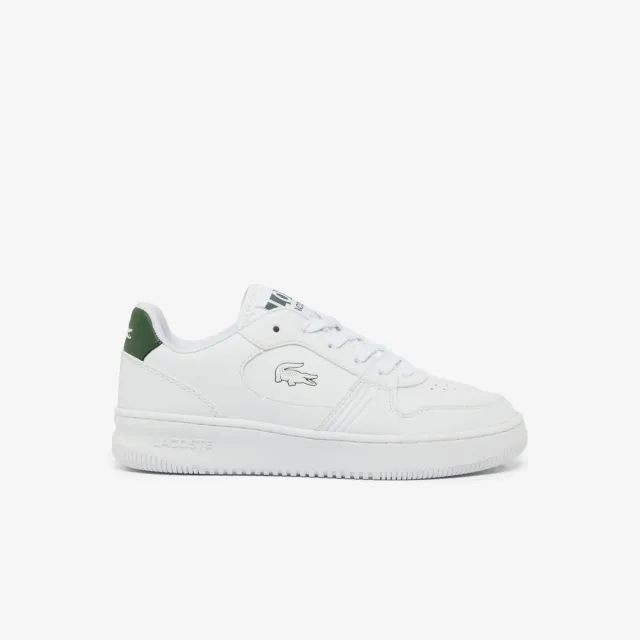 Lacoste Children's L001 SET Trainers - White & Dark Green
