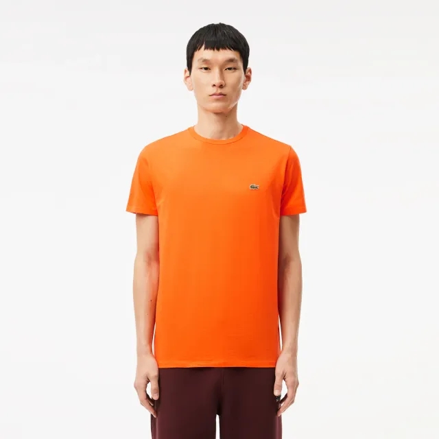 Lacoste Cotton Pima T-shirt - Orange