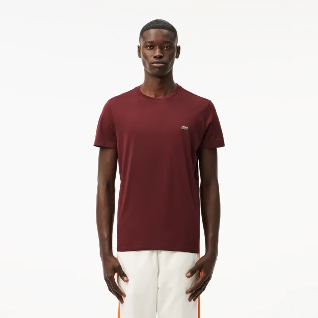 Lacoste Cotton Pima T-shirt - Bordeaux