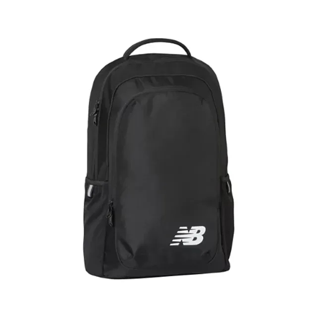 New Balance Unisex Team School Backpack in Black Polyester