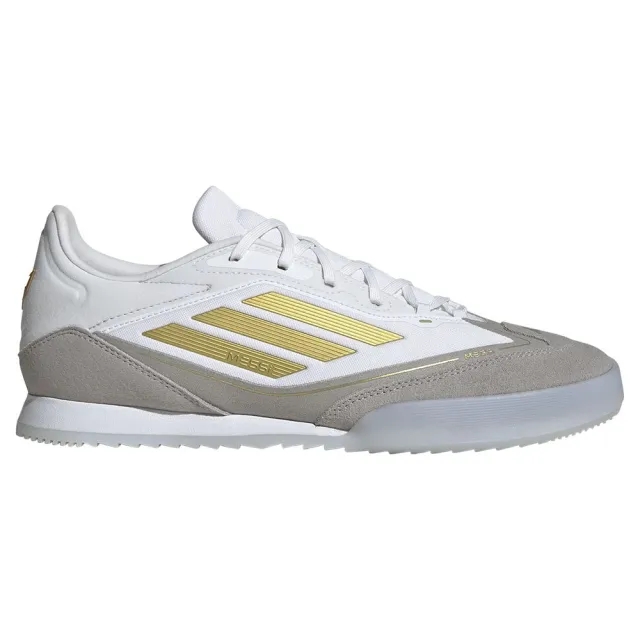 Adidas F50 Messi Freestyle In Triunfo Dorado - Footwear White/Gold Metallic/Grey Two - ['White']