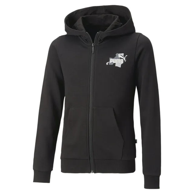 Puma Ess+ Street Art Full Sweatshirt  - Black