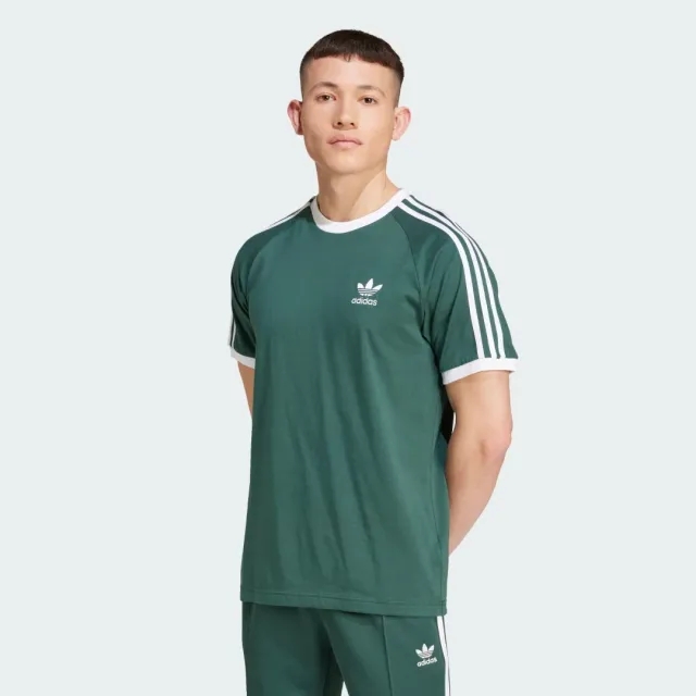 adidas Originals Adicolor Classics 3-Stripes T-Shirt, Green