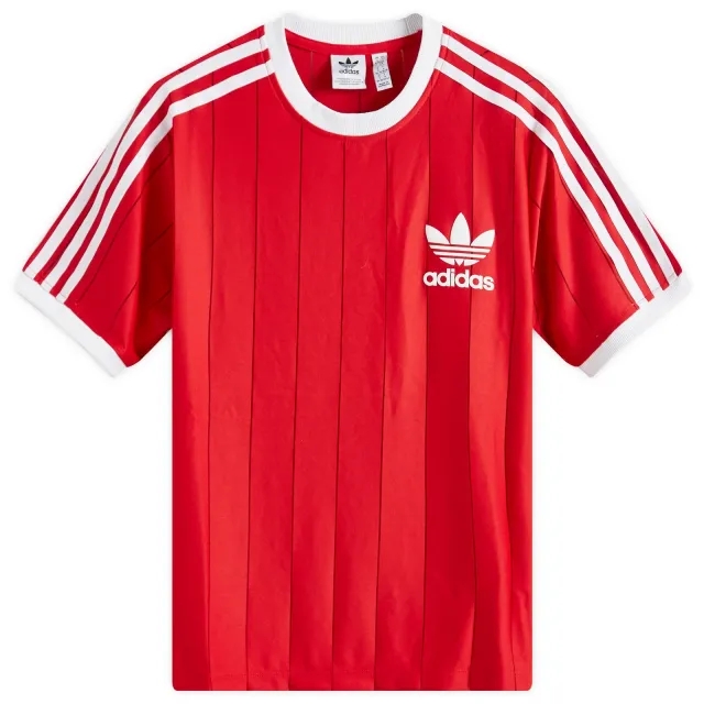Adidas Women's 3 Stripe Pnst T-Shirt Better Scarlet