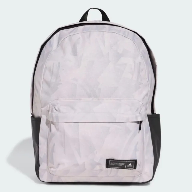 Adidas Performance Classic Graphic Backpack In Grey Two / Chalk White