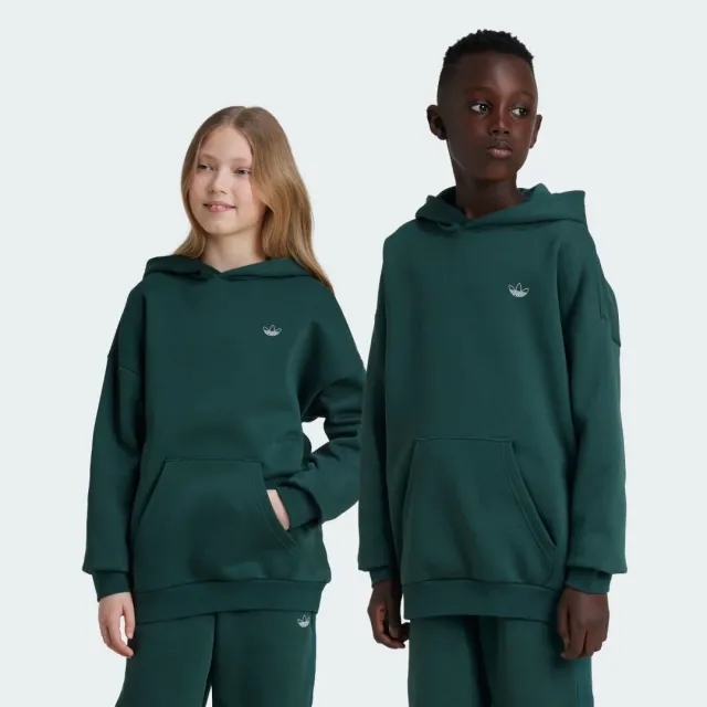 adidas Originals Junior Outline Overhead Hoodie - Green - Size XL/B - Green