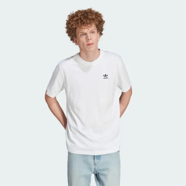 adidas Originals T-Shirt Adidas Adicolor Classics Back+Front Trefoil Boxy Tee White/ Black L
